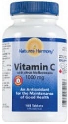 Nature's Harmony Timed Release Vitamin C 1000mg (100 Tablets)