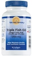 Nature's Harmony Triple Fish Oil 1000mg (90 Capsules)