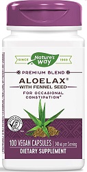Nature's Way Aloelax with Fennel Seed (100 Capsules)