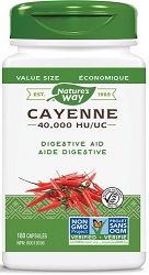 Nature's Way Cayenne Pepper 40,000 HU (180 Capsules)