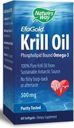 Nature's Way EfaGold Krill Oil (60 Softgels)