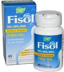 Nature's Way Fisol Enteric-Coated Fish Oil (45 Softgels)