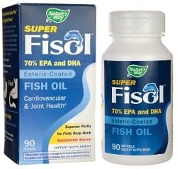 Nature's Way Fisol Enteric-Coated Fish Oil (90 Softgels)
