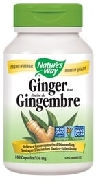 Nature's Way Ginger Root (100 Capsules)