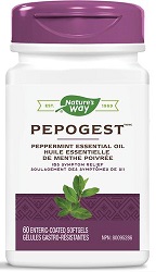 Nature's Way Pepogest Peppermint Oil (60 Softgels)