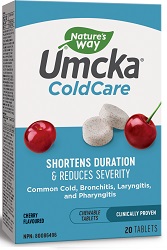 Nature's Way Umcka ColdCare - Cherry (20 Chewable Tablets)