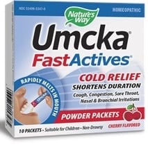 Nature's Way Umcka FastActives - Cherry (10 Powder Packets Per Box)