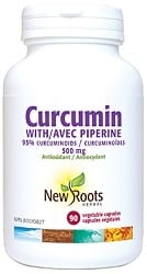 New Roots Herbal Curcumin 500mg (90 Vegetarian Capsules)