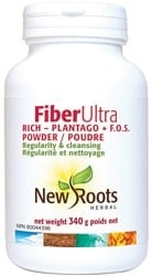 New Roots Herbal Plantago - Fiber Ultra Rich + Inulin (340g Powder)