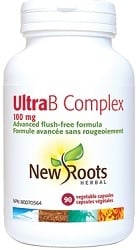 New Roots Herbal Ultra B Complex 100mg (90 Vegetable Capsules)