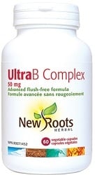 New Roots Herbal Ultra B Complex 50mg (60 Vegetable Capsules)
