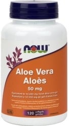 Now Aloe Vera Concentrate 50mg (120 Softgels)