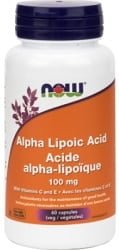 Now Alpha Lipoic Acid 250mg (60 Vegetable Capsules)