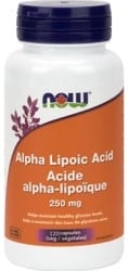 Now Alpha Lipoic Acid 250mg (120 Vegetable Capsules)