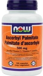 Now Ascorbyl Palmitate 500mg (100 Vegetable Capsules)