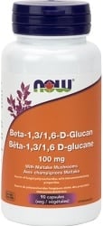 Now Beta-1,3/1,6-D-Glucan 100mg (90 Vegetable Capsules)