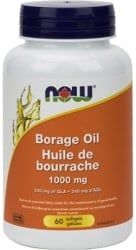 Now Borage Oil 1,000 mg (60 Softgels)