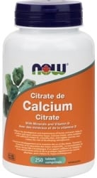 Now Calcium Citrate with Minerals & Vitamin D (250 Tablets)