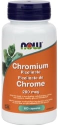 Now Chromium Picolinate 200mcg (100 Capsules)