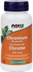 Now Chromium Picolinate 200mcg (250 Capsules)