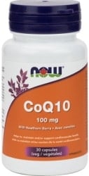 Now CoQ10 100mg with Hawthorn (30 Vegetable Capsules)