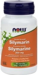 Now Double Strength Silymarin Milk Thistle Extract 300mg (50 Vegetable Capsules)