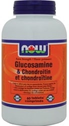 Now Extra Strength Glucosamine & Chondroitin (60 Tablets)