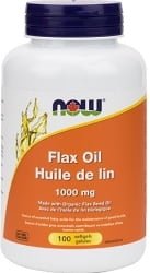 Now Flax Oil 1,000mg (100 Softgels)