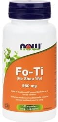 Now Fo-Ti (Ho Shou Wu) 560mg (100 Vegetable Capsules)