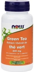 Now Green Tea Extract 400mg (100 Vegetable Capsules)