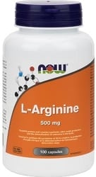 Now L-Arginine 500mg (100 Capsules)