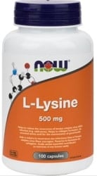Now L-Lysine 500mg (100 Capsules)