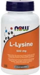 Now L-Lysine 500mg (250 Capsules)