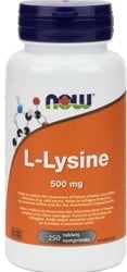 Now L-Lysine 500mg (250 Tablets)