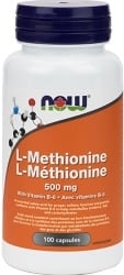 Now L-Methionine 500mg (100 Capsules)