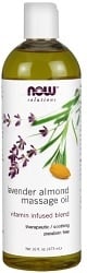 Now Lavender-Almond Massage Oil (473mL)