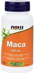 Now Maca 500mg (100 Vegetable Capsules)