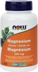 Now Magnesium Citrate 200mg (100 Tablets)