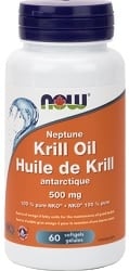 Now Neptune Krill Oil 500mg (60 Softgels)