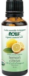 Now Organic Lemon Oil (30mL)
