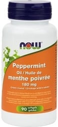 Now Peppermint Oil 180mg (90 Softgels)