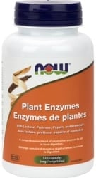 Now Plant Enzymes (120 Vegetable Capsules)