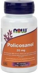 Now Policosanol 20mg (90 Vegetable Capsules)