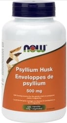 Now Psyllium Husk 500mg (500 Vegetable Capsules)