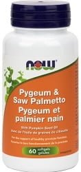 Now Pygeum & Saw Palmetto 25mg / 80mg (60 Softgels)