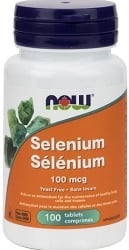 Now Selenium 100mcg Yeast Free (100 Tablets)