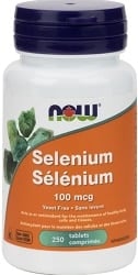 Now Selenium 100mcg Yeast Free (250 Tablets)