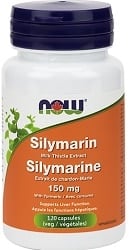 Now Silymarin Milk Thistle Extract 150mg (120 Vegetable Capsules)