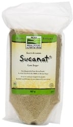 Now Sucanat Cane Sugar Organic (907g)