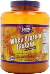 Now Whey Protein Isolate - Dutch Chocolate (2268g)